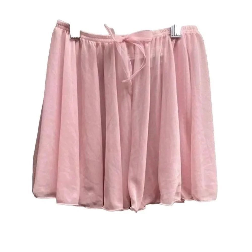 Capezio girls pink sheer ballet skirt/tutu size large